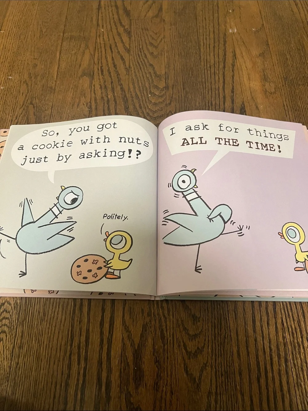 The Duckling Gets a Cookie!? - Pink Kids Picture Book by